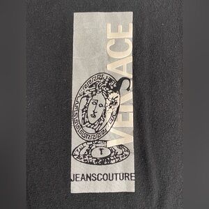 Versace Jeans Couture Logo Print Black Long sleeve